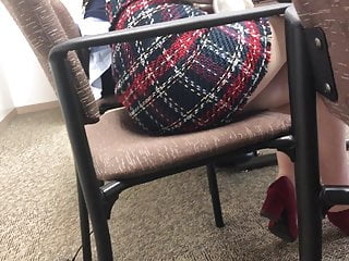 Tight sexy candid asian coworker ass